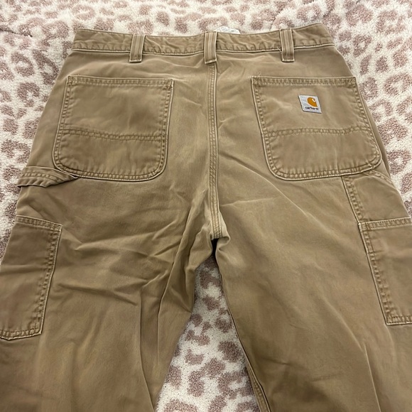Carhartt B324 Relaxed fit twill work pant Khaki size 34x32 - Picture 1 of 4
